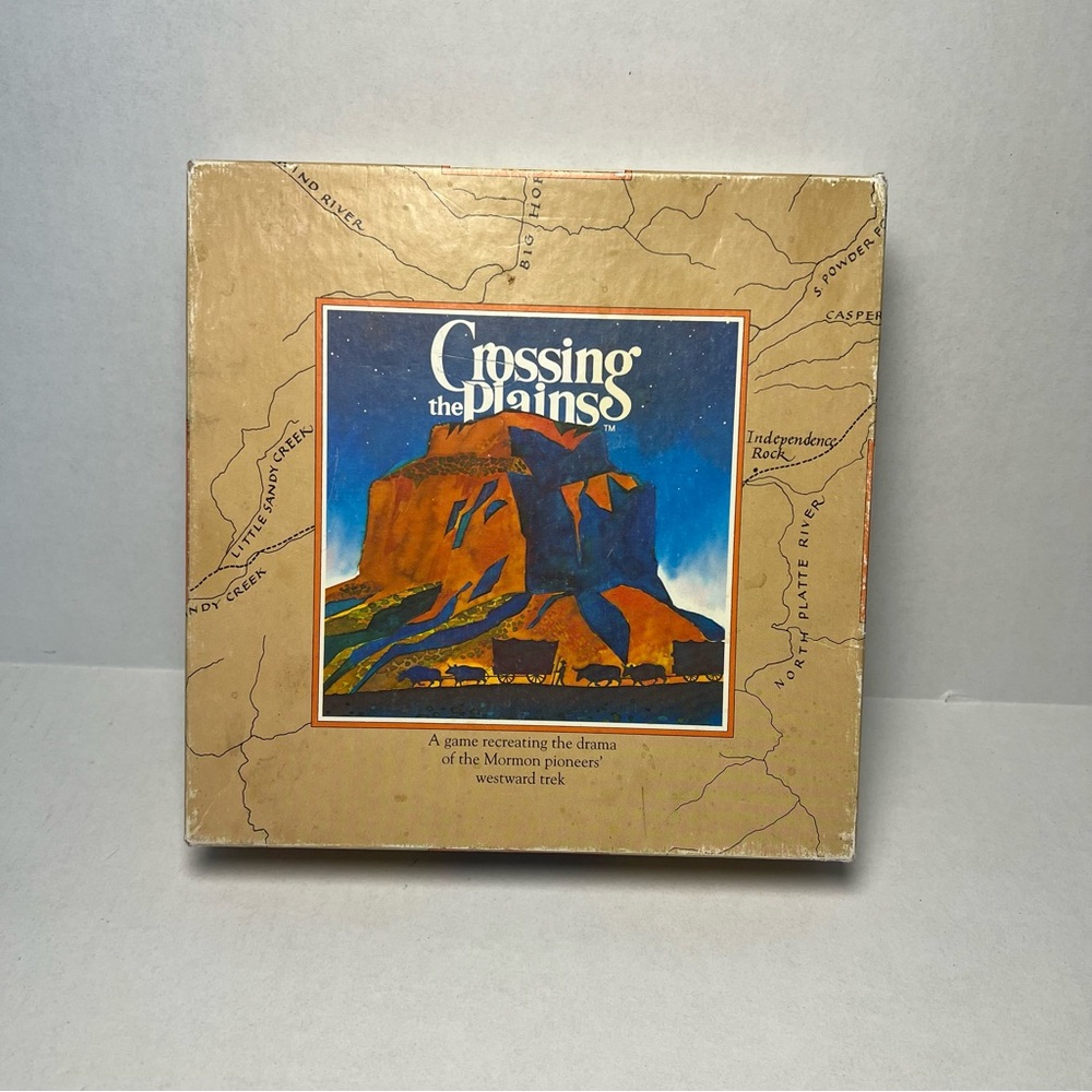 Crossing the Plains, Deseret Books Pioneer Simulation Game, LDS, 1984, Vintage